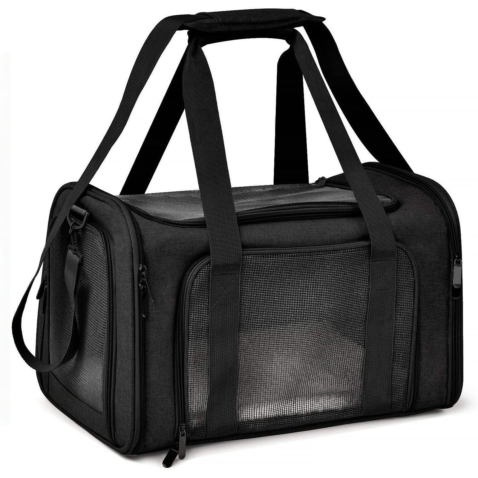 COZPAW Large Cat Carriers Dog Carrier Pet Carrier for Large Cats Dogs Puppies up to 25Lbs, Big Dog Carrier Soft Sided, Collapsible Travel Puppy Carrier - Large