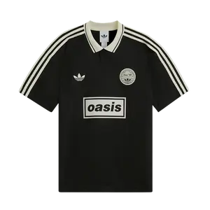 Adidas x Oasis Tour Jacquard Black Jersey