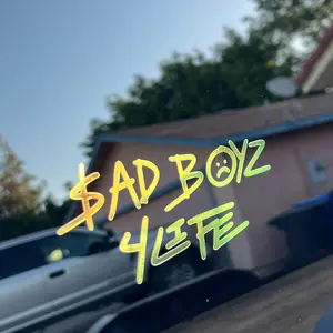 Sad boyz 4 life car decal