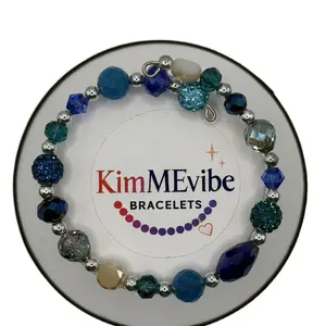 Live Claim Made to Order KimMEvibe Single Stack The Life of a Sparkle Girl Bracelet with Colorful Beads and Sparkling Design High-Quality Accessory