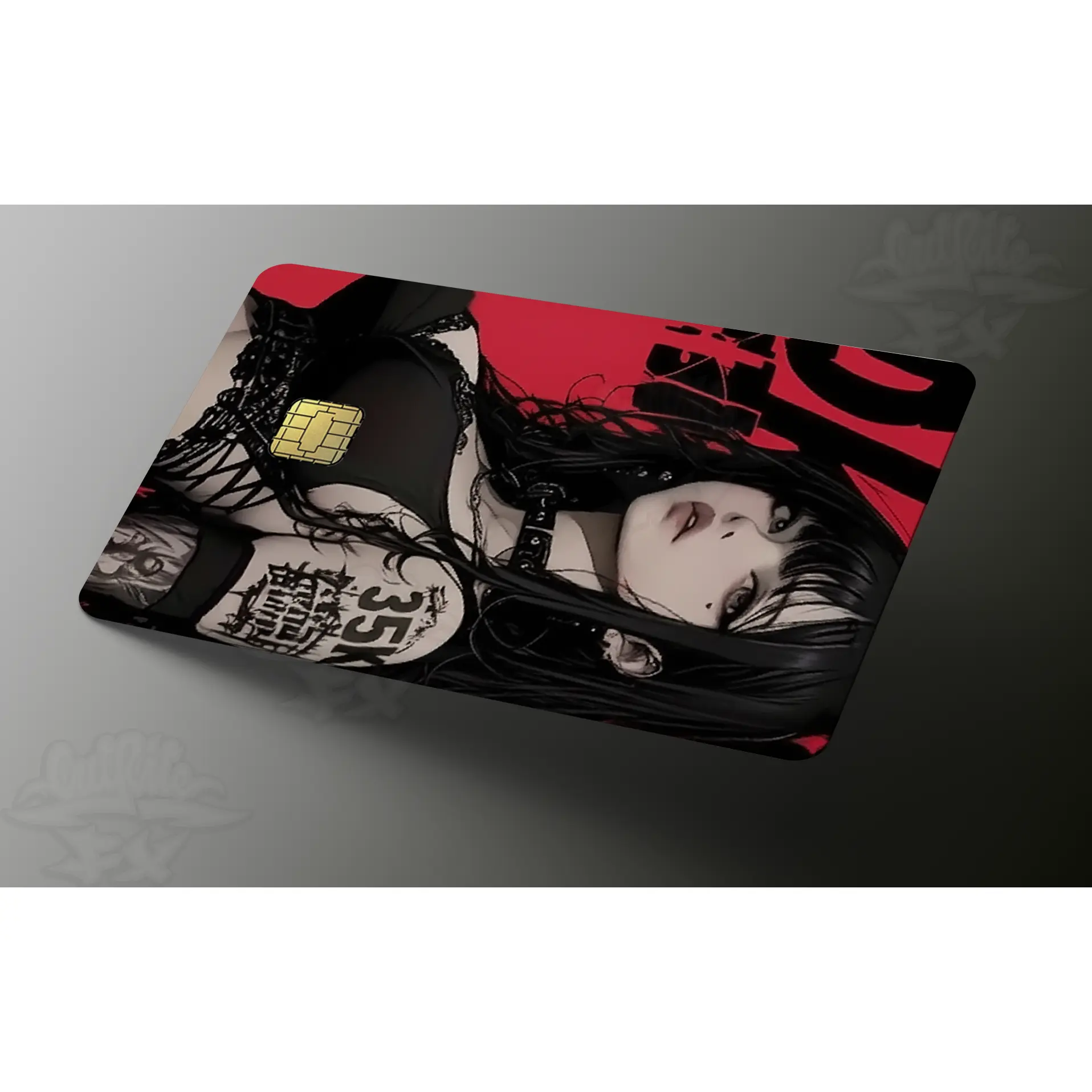 Hip Hop Girl Design Credit Card Skin