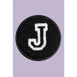 Velcro Initial Letter J Patch