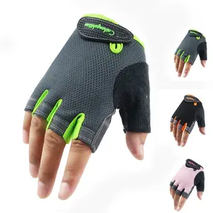 Men's Half-Finger Gloves with Super Fiber Palm, Upf Sun Protection, Breathable, Durable, Ideal for Outdoor, Riding, Gym, Fishing