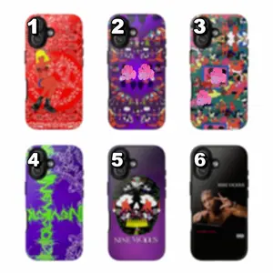 6 Style Rapper Underground Phone Case, Rap Art Album Phone Case, Case for Iphone & Samsung Galaxy, Gift for fans P