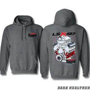 LSX 427 Engine Hoodie – Project Torque muscle motor print for true gearheads, car builders & high-performance lovers chasing speed, torque & boosted p Sweatshirt, Hoodie, Comfort Colors