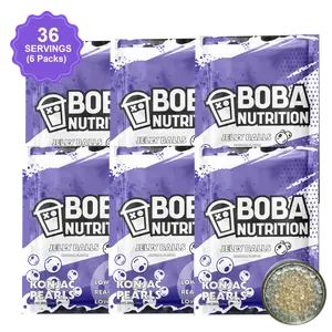 6 x Low Calorie Konjac Pearls (36 Servings)