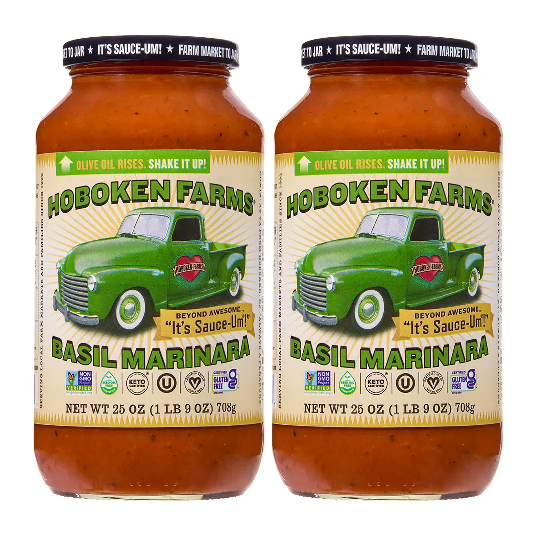Hoboken Farms Basil Marinara Sauce 2 Pack