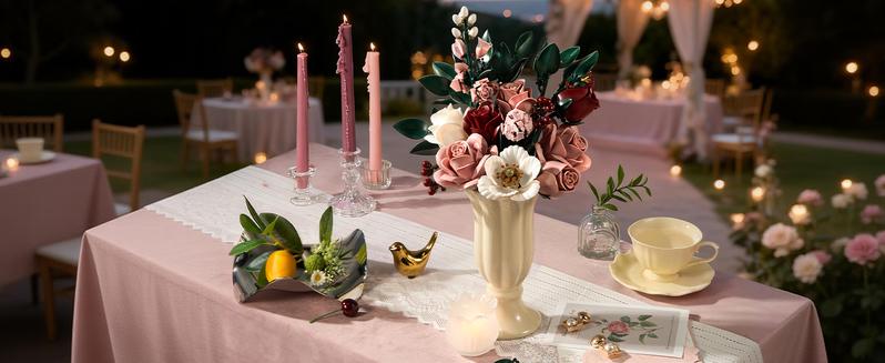 Supreowls Pink Rose Flower Bouquet Building Set, Elegant Botanical Blocks Kit for Adults & Women, Romantic Artificial Flowers for Home Decor, Valentine’s Day & Christmas & Anniversary Gift Supreowls Pink Rose Flower Bouquet Building Set, Elegant Botanical Blocks Kit for Adults & Women, Romantic Artificial Flowers for Home Decor, Valentine’s Day & Christmas & Anniversary Gift