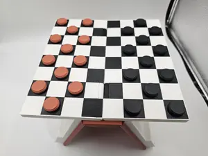 The Checkers Book Game: Magnetic Edition Tabletop Games