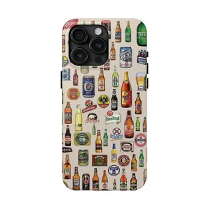 Beer Bottle Bundle Phone Case, Miller Phone Case, Lite, Funny Fall Beer Phone Case, Corona, Busch Light, Budweiser, Accessories Protection, iPhone Case