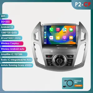 OSSURET 9" Car Multimedia Player For Ford Transit Connect /Tourneo Connect 2013-2018 Android Auto Carplay 2DIN Stereo GPS TMPS OBD DAB