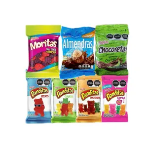 Ricolino Candy Chocoretas Panditas y Moritas Sweet Minty Chocolate Treats 53g Pack Mint & Chocolate Combo Snack - Flavor