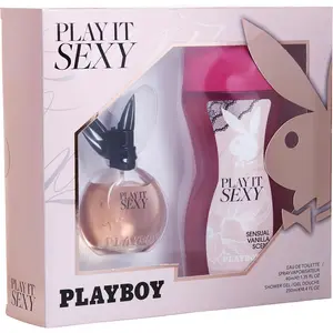 Playboy Play It Sexy Set-Edt Spray 1.3 Oz & Shower Gel 8.4 Oz For Women