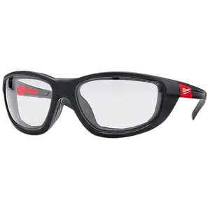 Milwaukee Performance Safety Glasses w/Gasket - Fog-Free Lenses - Clear