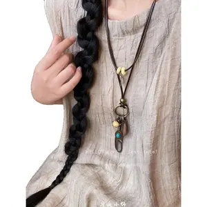 asian Style Feather Necklace