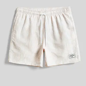 Spring To Summer Swim Trunks Quick Dry Swim Shorts Drawstring Waist Swimwear Bottom Bathing Suits