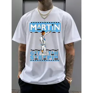 [100% Cotton] 4 Kickz Print T-Shirt, Short Sleeve Round Neck Casual Top, Suitable For Summer And Spring, Men's Clothing  Golf Gift T-Shirt For Men and Women