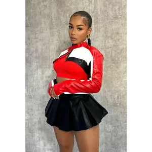 Bittersweet Faux Leather High Crop Jacket