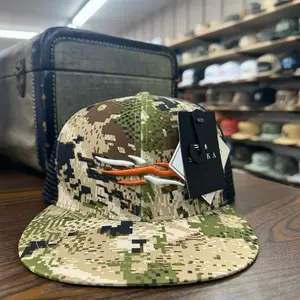 Sitka Logo Trucker Hat - Optifade Subalpine / Black Mesh