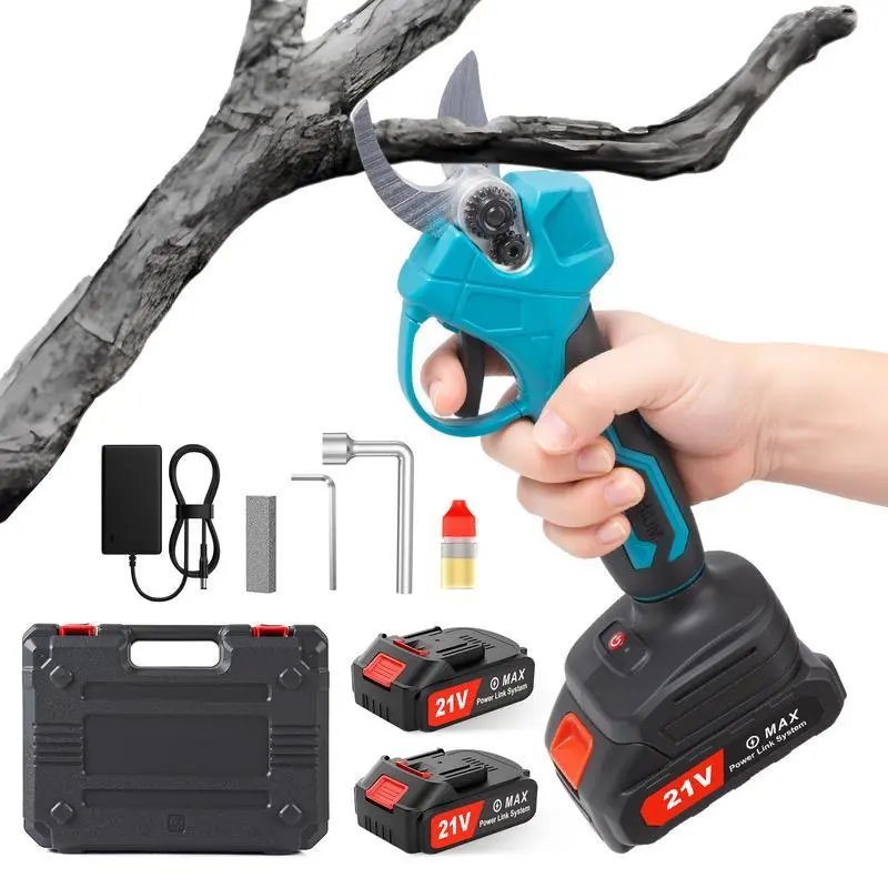 Cordless Electric Pruning Shears for Effortless Tree & Shrub Trimming | Garden Clippers with Brushless Motor | Ideal for Orchard, Branches & Hedge Cutting