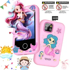 Kids Smart Phone Toys ,Easter Gift for Kids Toys for 3-9 Girls Mini Smart Phone Toys with 2.8" Touchscreen 16 Learning Games Dual Camera Music Player，Learning Educational Toys