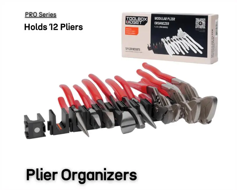 TBW Plier Organizer, Pliers Set for Tools & Hardware Storage