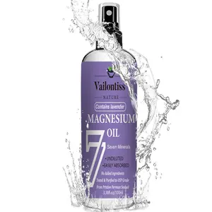 Magnesium Oil for Foot Care, Lavender, Local Magnesium Supplement, Suitable for Skin and Body, 3.38 fl.oz