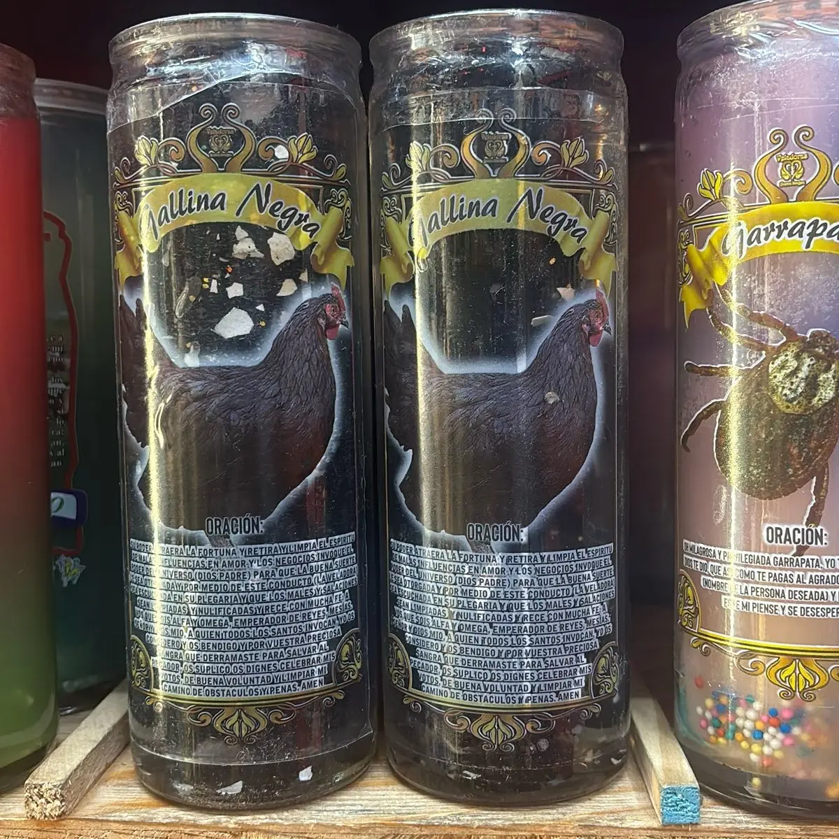 Gel candles gallina negra