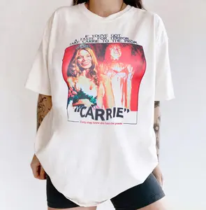 Carrie Horror Movie Ringer Shirt