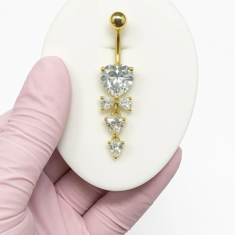 Heart Belly Ring