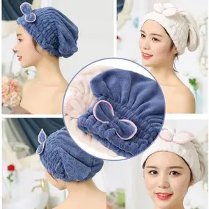 3PC Microfiber Hair Towel Caps Extrame Soft & Ultra Absorbent Fast Drying Hair Drying Caps Towel Turban Wrap for Wet Hair Women