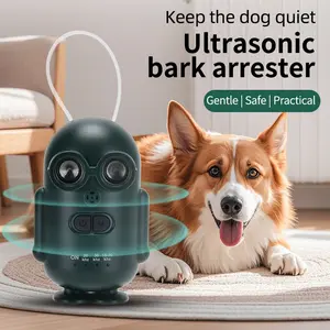 Ultrasonic Dog Bark Deterrent, Automatic Dog Training Device, Rechargeable & Waterproof, Safe & Humane for All Dogs, Indoor Outdoor Anti Barking Tool