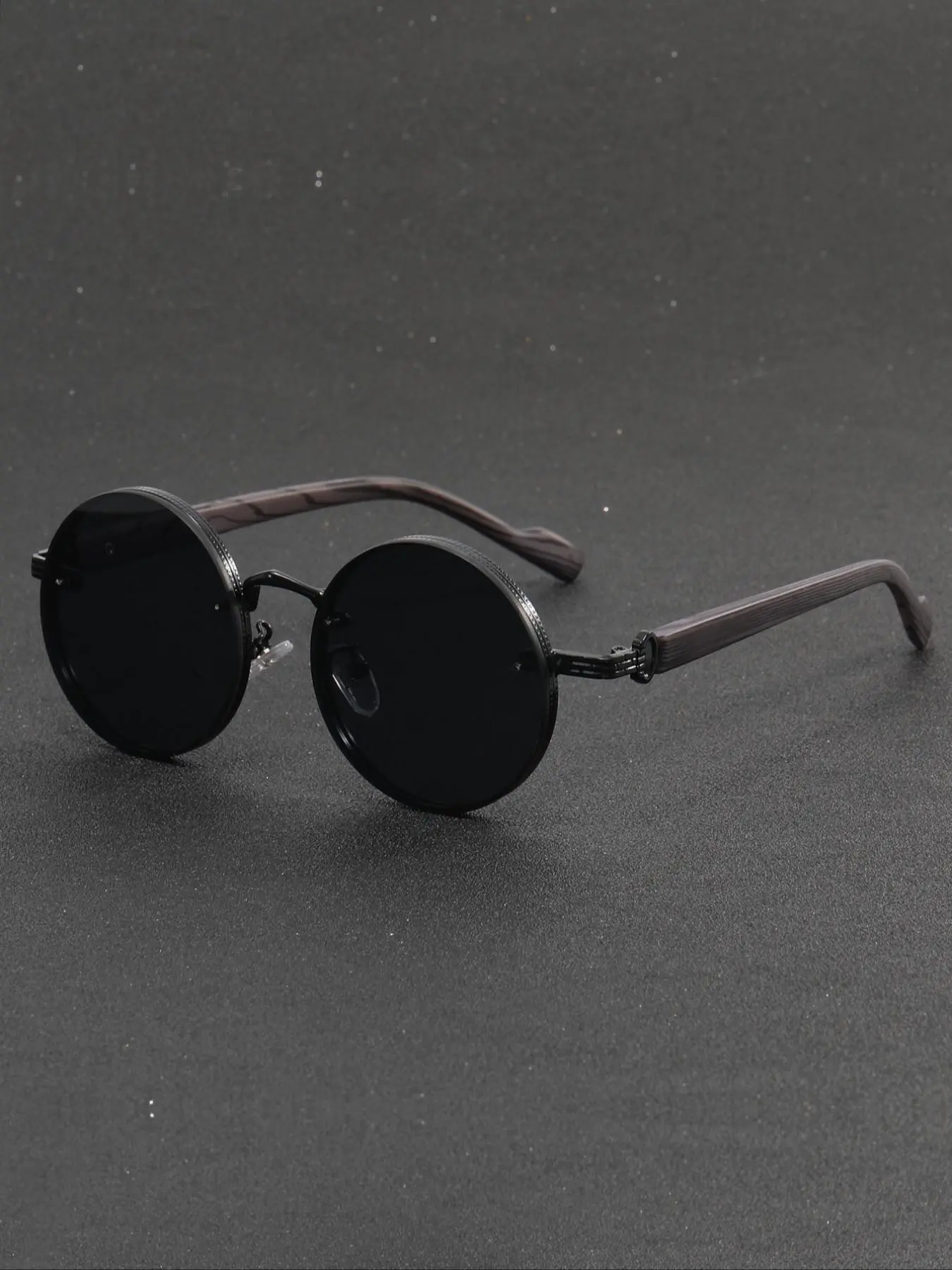 Unisex Vintage Round Frame Sunglasses, Casual Glasses Trends 2024 for Women for Everyday Use, Fashion Accessories for Outdoor Summer Vacation Beach Activities, Trendy Beach Eyewear