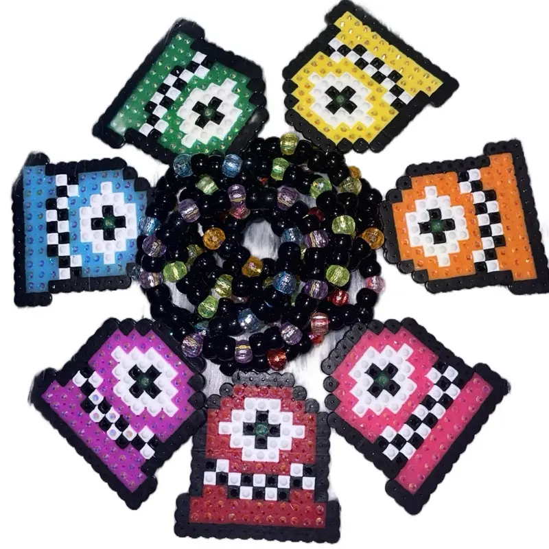 Cyclops Perler bracelet