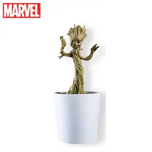 Funny Cute Groot Figural Bank, Officially Licensed Marvel PVC Money Jar for Coins, Personalized Piggy Bank Gift for Home & Office