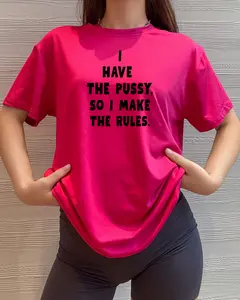 Iconic Kendra Wilkinson T-Shirt – “I Have the P*ssy, I Make the Rules” Classic Graphic Tee - Empowering Quote Tee - Unisex Heavy Cotton Tee, Bold Statement Shirt, Funny Tee, Feminist Apparel, Gift Idea for Women