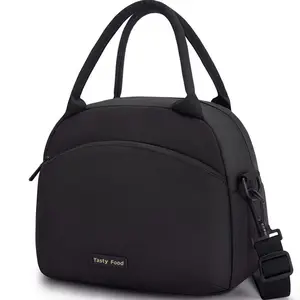 Camping lunch box bags, thermal insulation, waterproof and oil-proof office workers messenger large-capacity lunch with rice bento