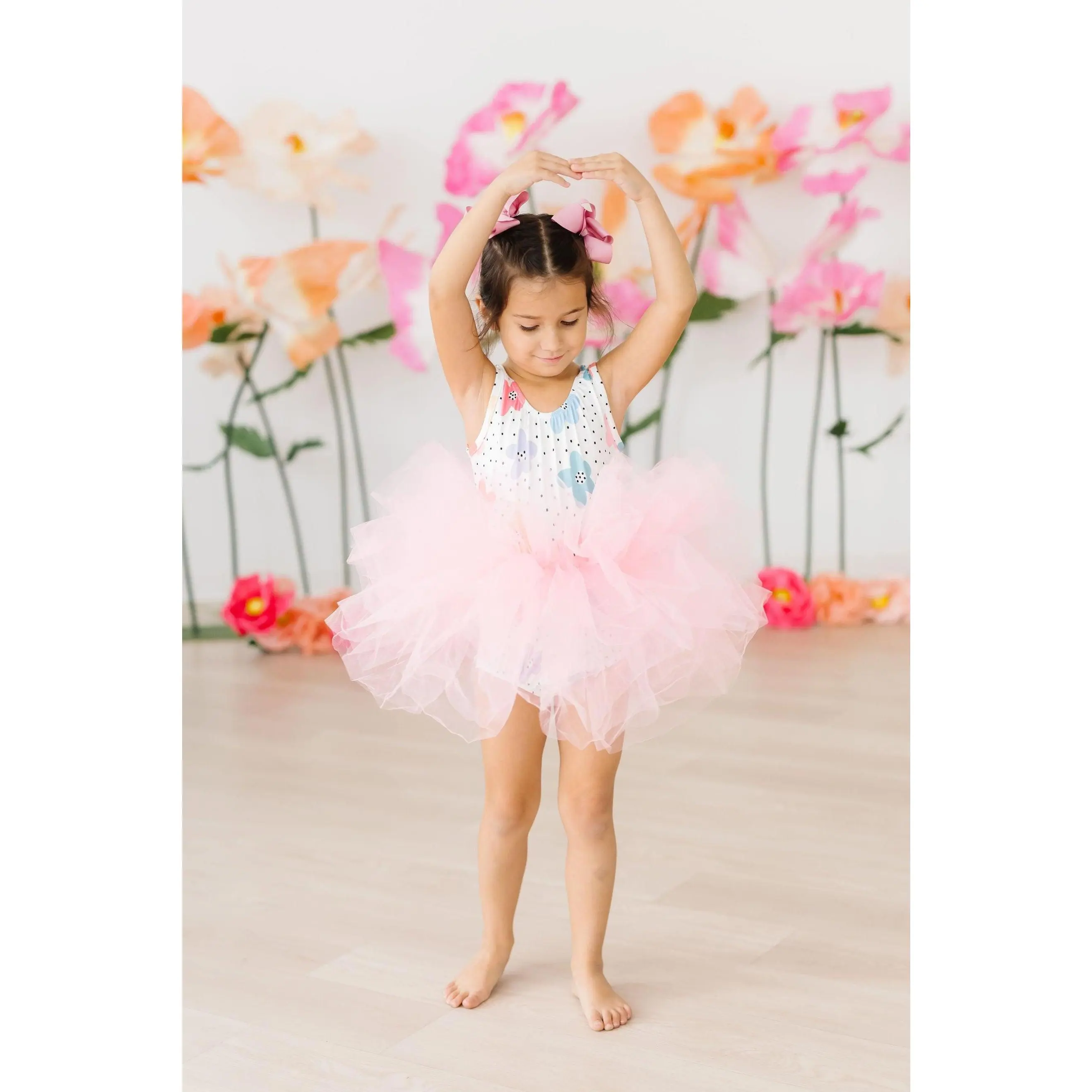 Dots & Daisies Tank Tutu Leotard