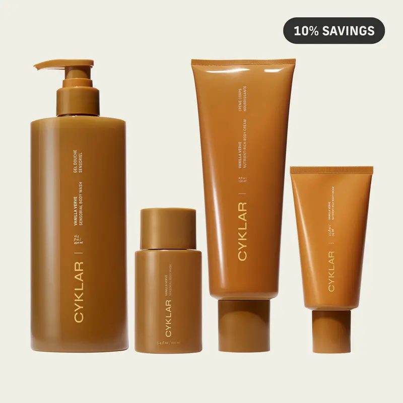 Vanilla Verve Travel & Full Size Home & Getaway Body Care Set