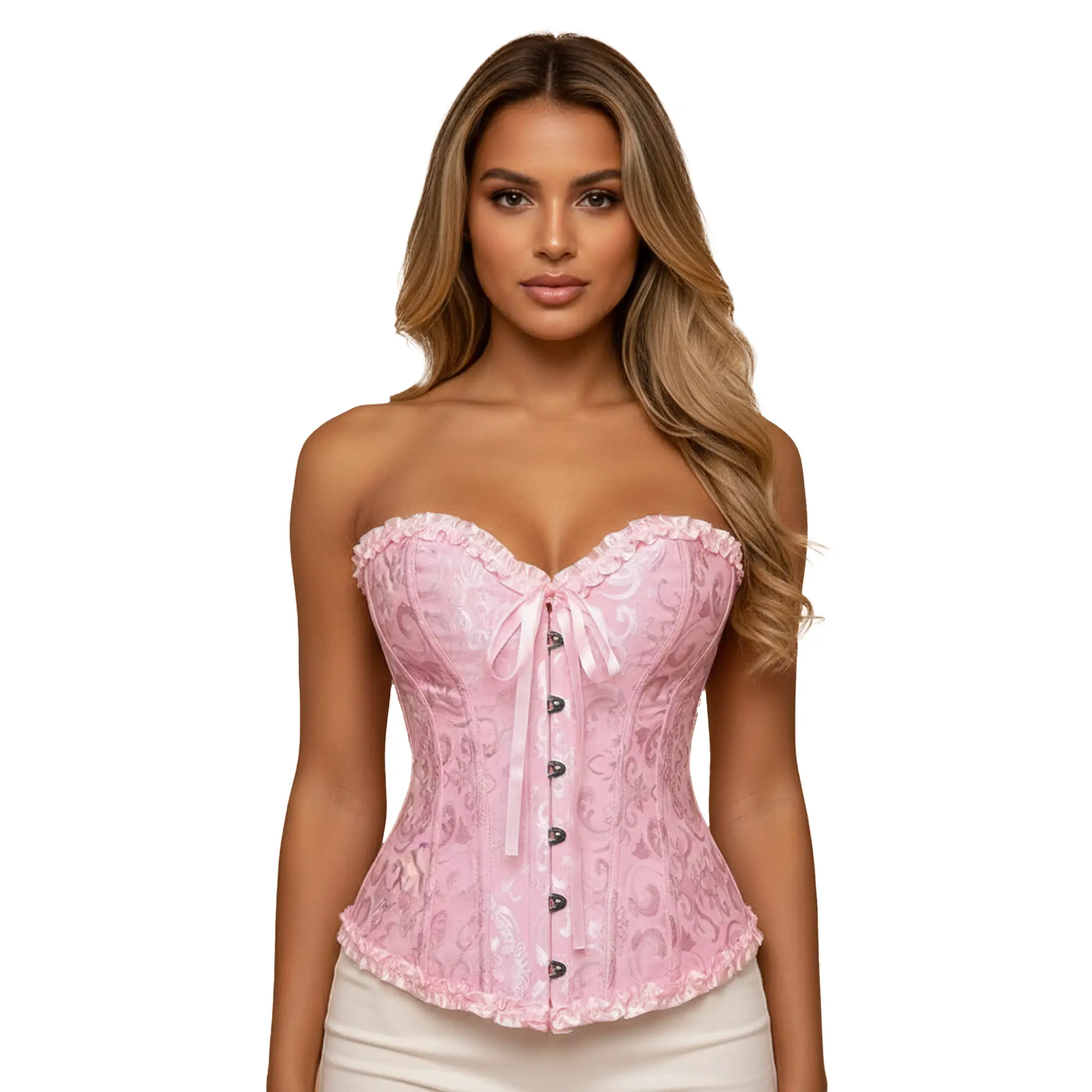 Renaissance Corset Top Plus Size Corsets For Women Overbust Corset Bustier Lingerie Bodyshaper Top Halloween Costumes