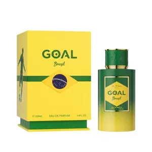 Jo Milano Goal Brazil Parfum Spray 3.4 oz | Sweet Aromatic Fragrance with Mandarin Orange, Caramel, Tonka Bean & Vetiver | Long-Lasting Luxury Perfume