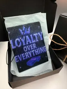 Loyalty Over Everything Car Air Freshener | Ride or Die Y2K Hustler Freshener | Street Style Car Hanging Decor 4x3