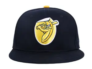 Baseball Banana Football Design Hip-Hop Sun Protection Hat for Men and Women Casual Personality Flat Brim Hat
