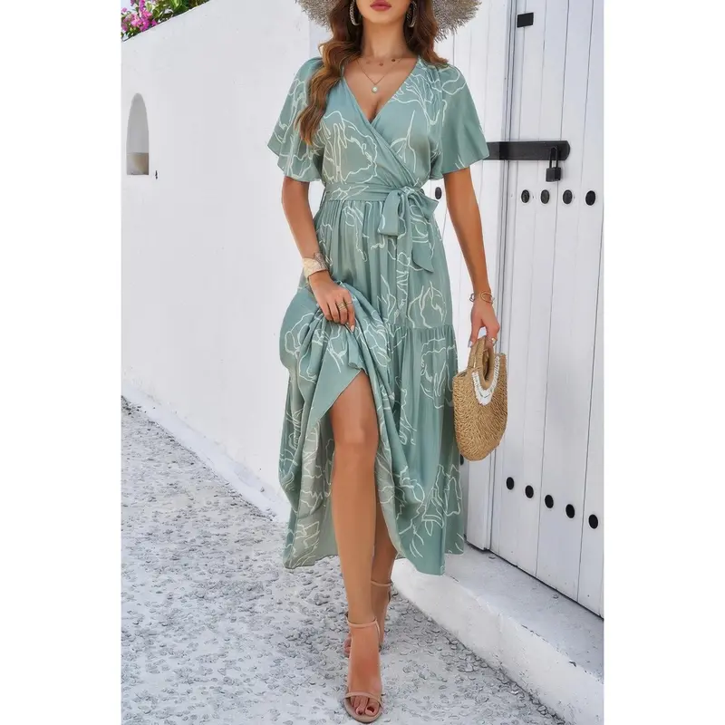 brushed cotton dressing gown ladies Women's Brushed Cotton Dressing Gown main image 0