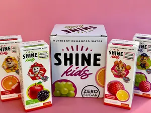 ShineWater Kids Variety Pack Vitamin D Drink Boxes - 4 Pack