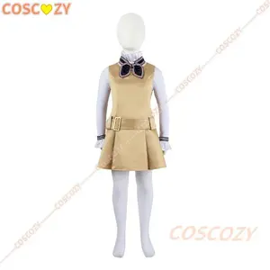 Movie M3GAN 2.0 Cosplay Costume Wig Outfit Megan Cosplay M3GAN Dress Socks Full Set Halloween Role Play Uniform