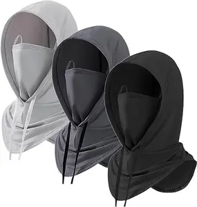 3 Pack Balaclava Sun UV Protection Hood Breathable Full Head Mask Face Cover Cooling Face Cover Sun Hood for Men Women Motorcycle Cycling Fishing