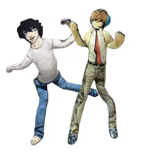Anime L·Lawliet figure Yagami Light Cosplay Doll L Plush Stuffed Doll Abstract Model Fashion Room Decoration toys Halloween Gift