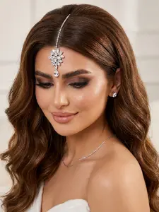 Elegant Rhinestone Hair Chain for Women, Fashion Bridal Headpiece for Holidays, Vacations, Parties, Weddings, Bridesmaids Accessories