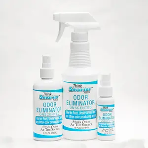 Think Smarter Products Scentless Odor Eliminator - All Purpose Spray for - Unscented Formula - Eliminates Odors Without Lingerence